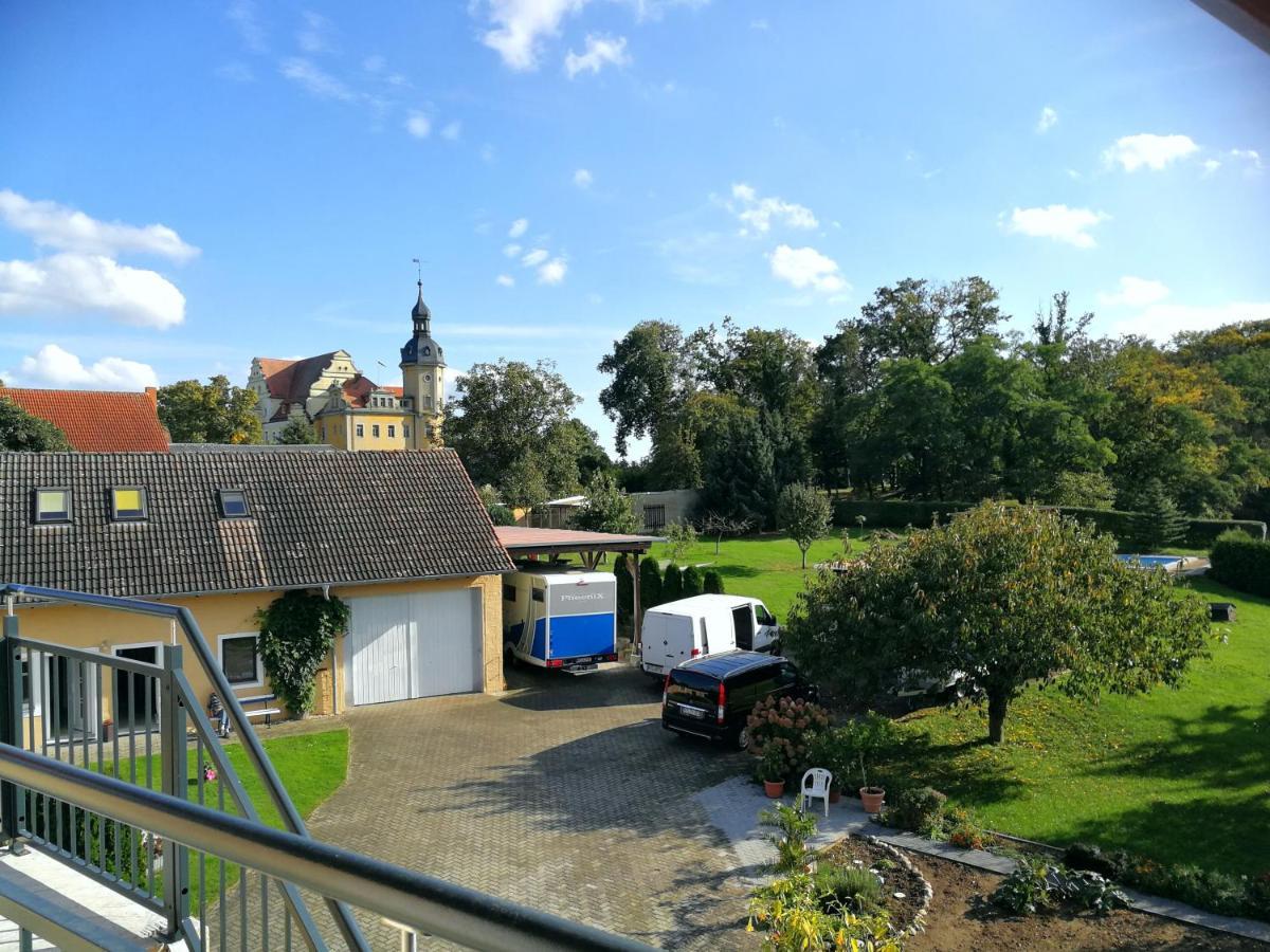 Pension Schlossblick Thallwitz Exteriér fotografie